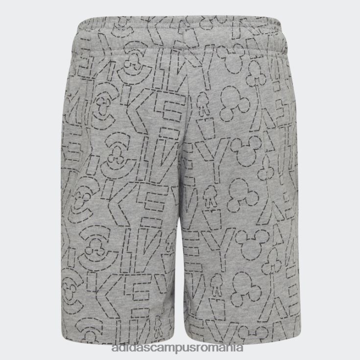 adidas campus romania set de vara alb x disney mickey mouse moda copii alb/roz J266N218950