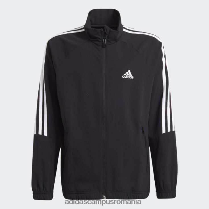 adidas campus romania set țesut negru copii alb negru J266N218551