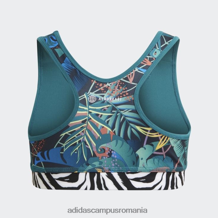 adidas campus romania teal x disney lion king sutien fashion copii teal/blumarin nocturn/portocaliu/liliac J266N219248