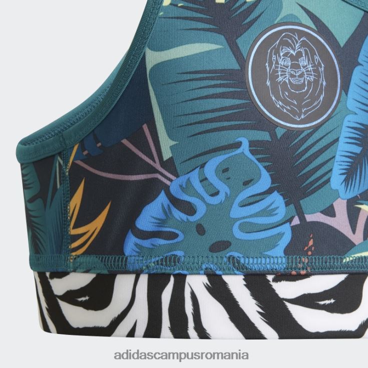 adidas campus romania teal x disney lion king sutien fashion copii teal/blumarin nocturn/portocaliu/liliac J266N219248