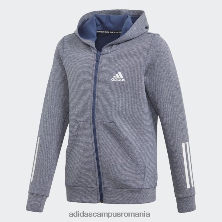 adidas campus romania tech indigo mel must haves hanorac adidas copii tech indigo mel/alb J266N219281