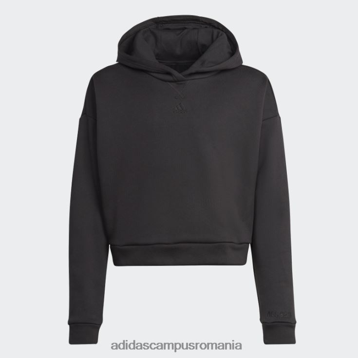 adidas campus romania trening fleece cu glugă negru adidas copii negru J266N219164