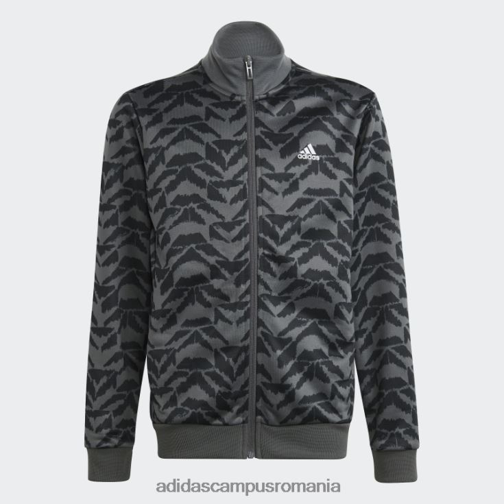 adidas campus romania trening gri pentru serbarea fotbalului copii gri/negru/alb J266N218503