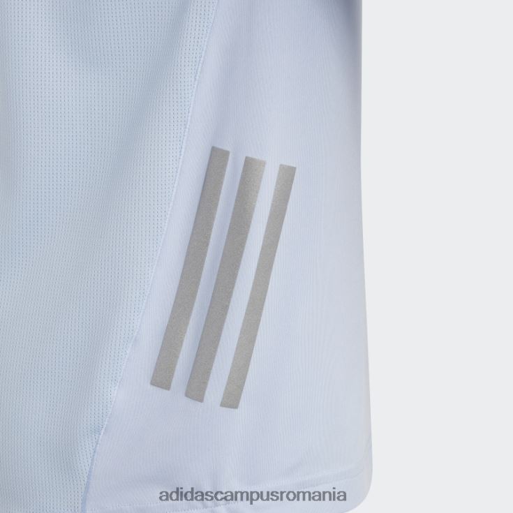 adidas campus romania tricou adidas aeroready albastru cu 3 dungi copii albastru zori/argintiu J266N211625