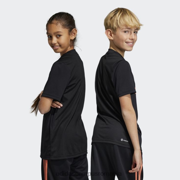 adidas campus romania tricou adidas negru cu logo-ul aeroready essentials copii negru/coral J266N211757