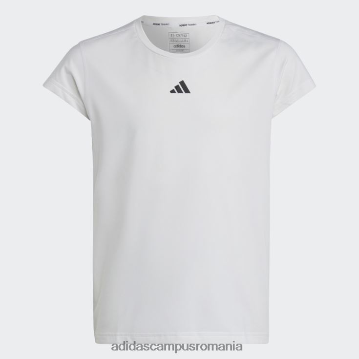 adidas campus romania tricou aeroready cu 3 dungi alb adidas copii zori alb/negru/albastru J266N219206