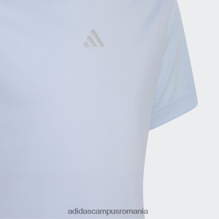 adidas campus romania tricou aeroready cu 3 dungi albastru albastru copii albastru zori/argintiu J266N218278