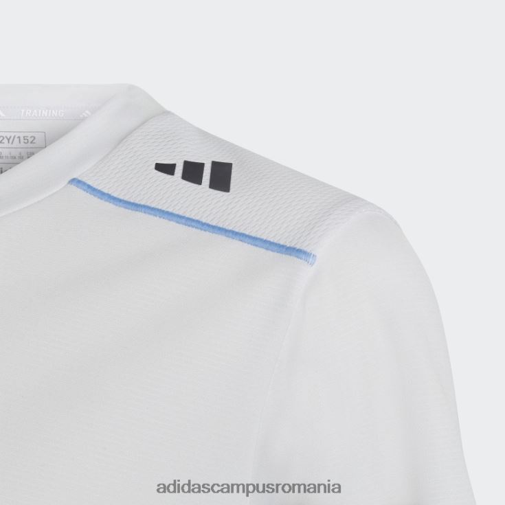 adidas campus romania tricou aeroready dash gri copii liniuță gri/albastru/albastru met J266N218613