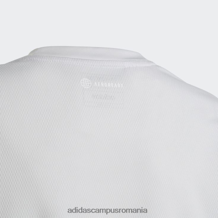 adidas campus romania tricou aeroready dash gri copii liniuță gri/albastru/albastru met J266N218613