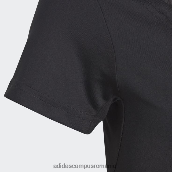 adidas campus romania tricou aeroready negru copii alb negru J266N219183