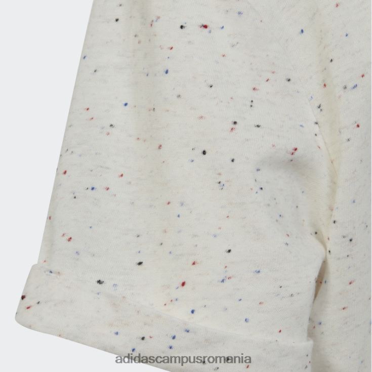 adidas campus romania tricou alb melange pentru viitorii icoane câștigători copii alb melange/gri J266N219198