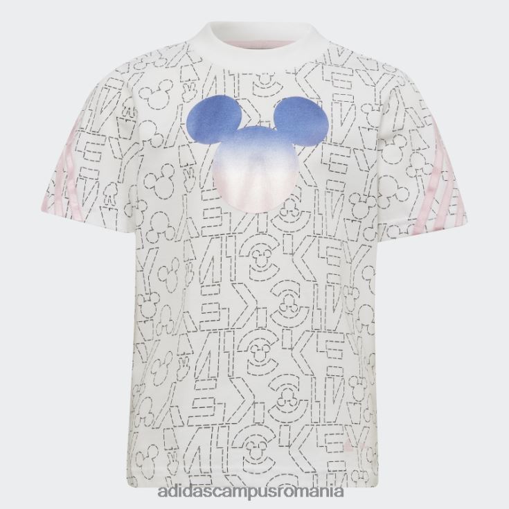 adidas campus romania tricou alb x disney mickey mouse fierbinte copii alb/roz J266N218879