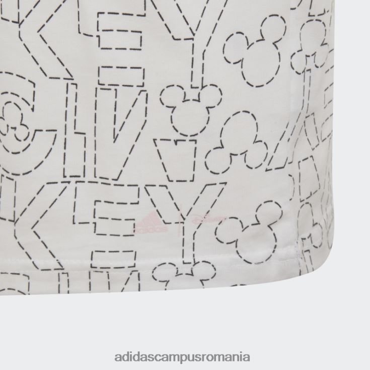 adidas campus romania tricou alb x disney mickey mouse fierbinte copii alb/roz J266N218879