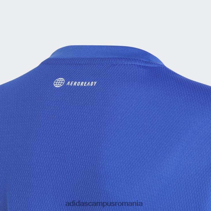 adidas campus romania tricou albastru aeroready copii albastru/albastru met J266N218460