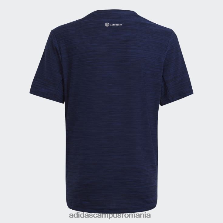 adidas campus romania tricou albastru închis aeroready heather copii albastru închis/negru J266N211830