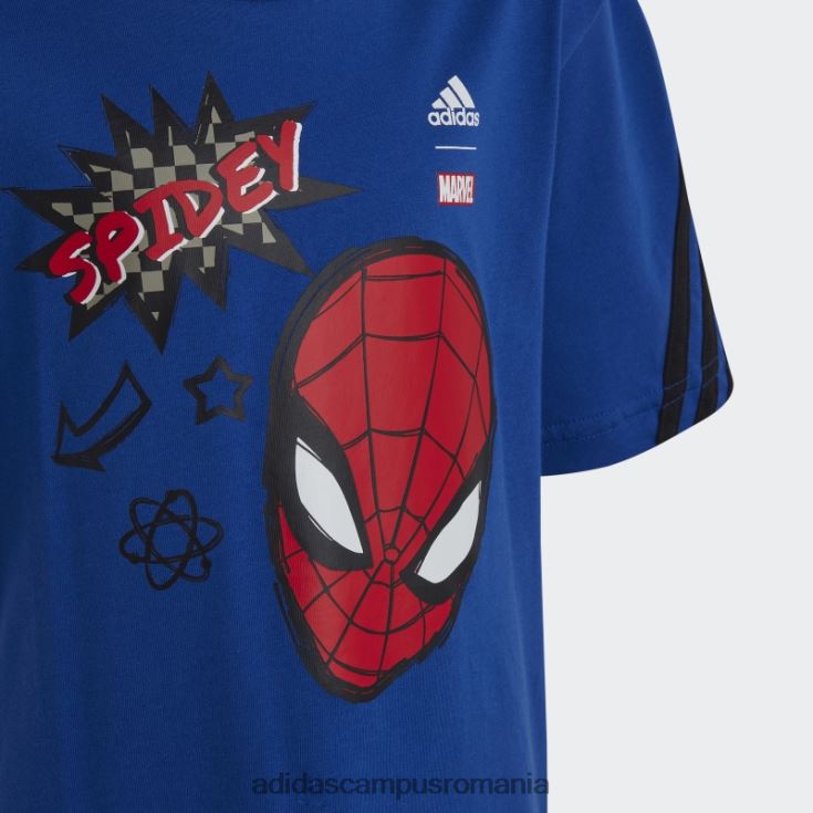 adidas campus romania tricou albastru regal fashion x marvel spider-man copii albastru regal/negru J266N218481