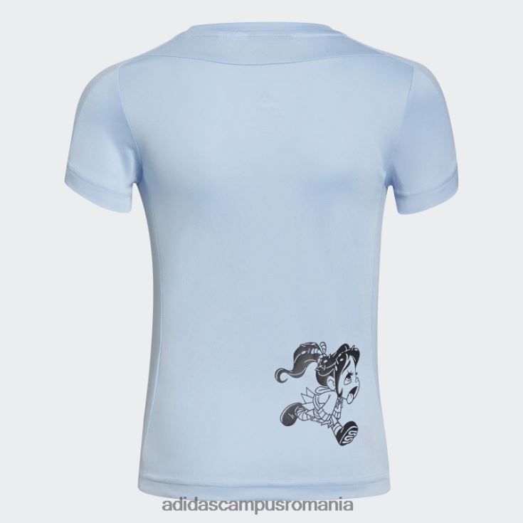 adidas campus romania tricou comod prințese sky disney copii cer/negru J266N219283