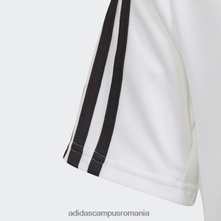adidas campus romania tricou cu 3 dungi aeroready cu trenuri albe essentials copii alb negru J266N219049