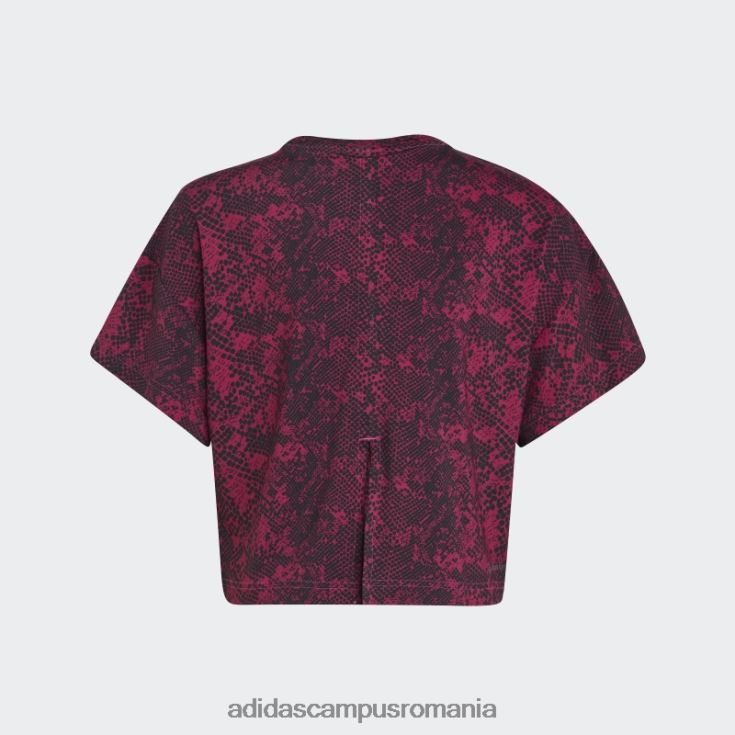adidas campus romania tricou cu imprimeu animal fucsia aeroready adidas copii fucsia/carbon/alb J266N219155