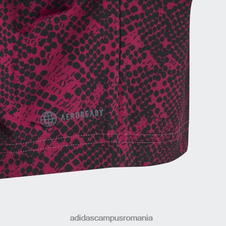 adidas campus romania tricou cu imprimeu animal fucsia aeroready adidas copii fucsia/carbon/alb J266N219155