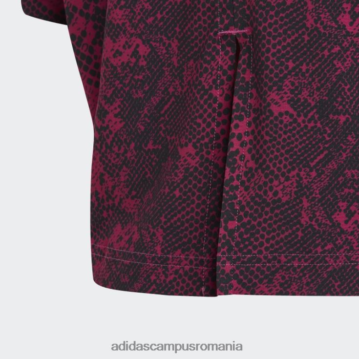 adidas campus romania tricou cu imprimeu animal fucsia aeroready adidas copii fucsia/carbon/alb J266N219155