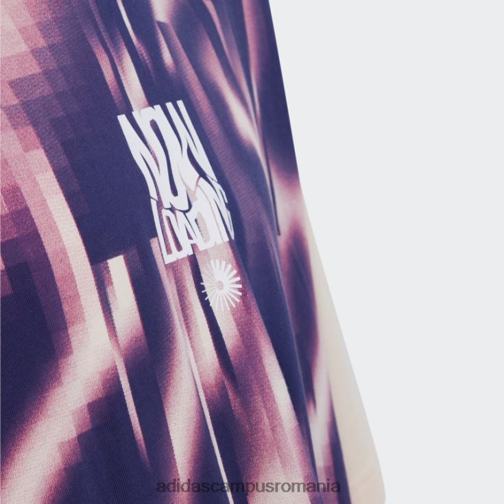 adidas campus romania tricou cu imprimeu arkd3 fucsia adidas copii fucsia/portocaliu J266N218624