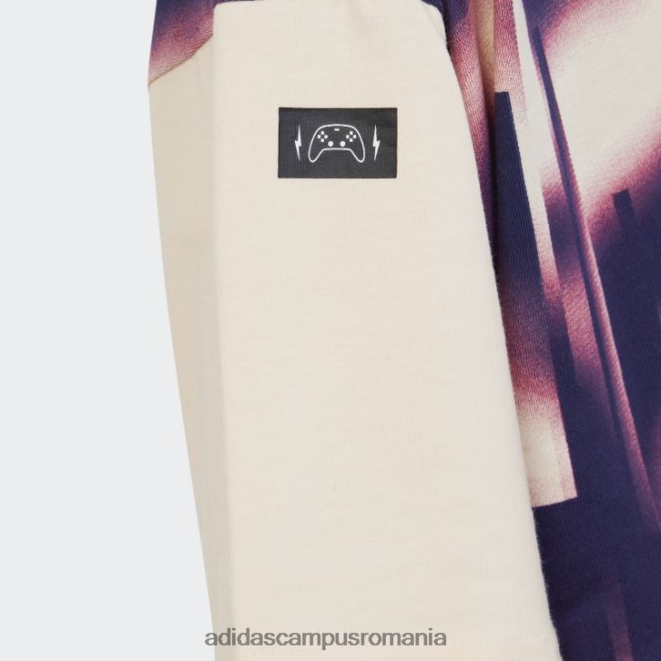 adidas campus romania tricou cu imprimeu arkd3 fucsia adidas copii fucsia/portocaliu J266N218624