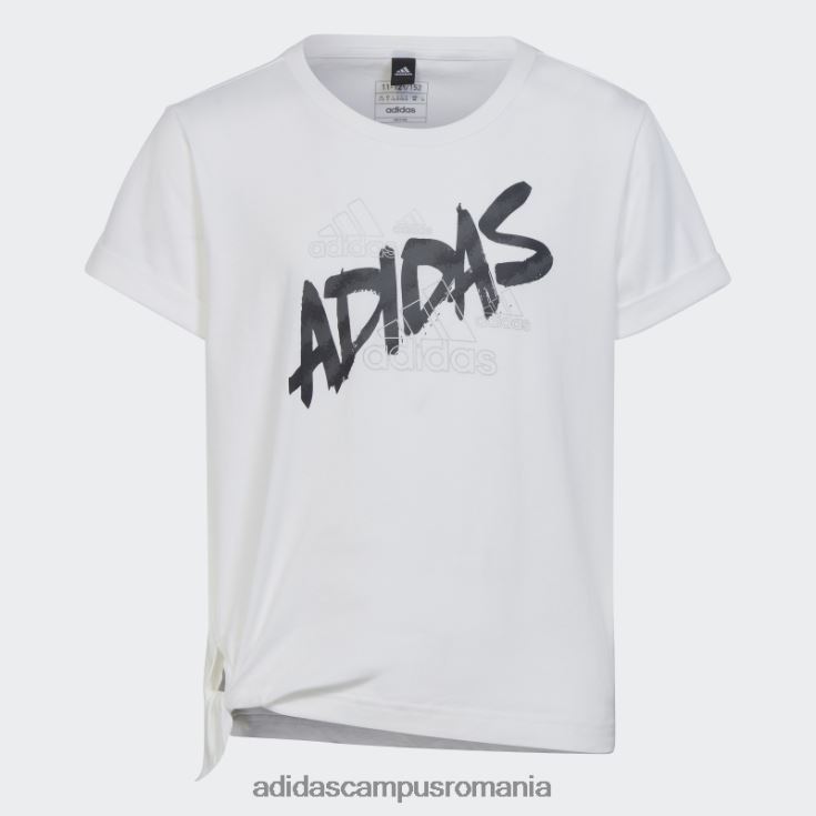 adidas campus romania tricou cu noduri de dans adidas alb copii alb/argintiu J266N212084