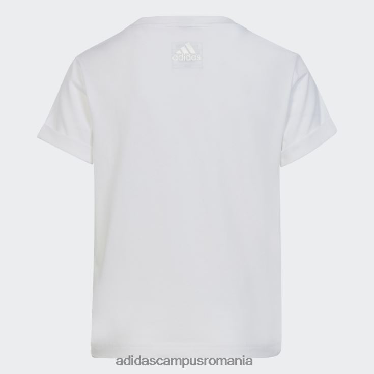adidas campus romania tricou cu noduri de dans adidas alb copii alb/argintiu J266N212084