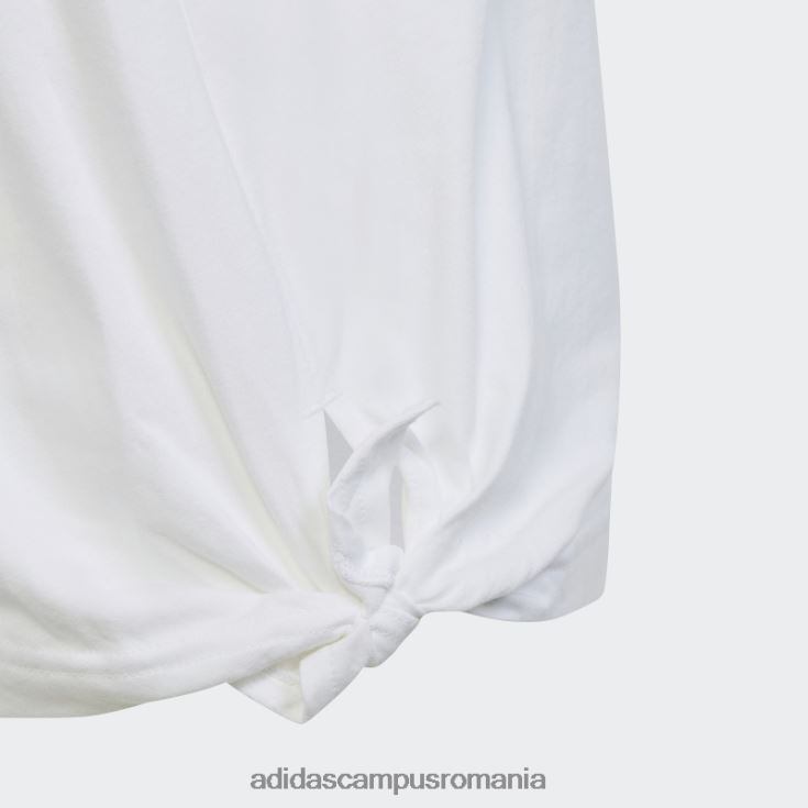adidas campus romania tricou cu noduri de dans adidas alb copii alb/argintiu J266N212084