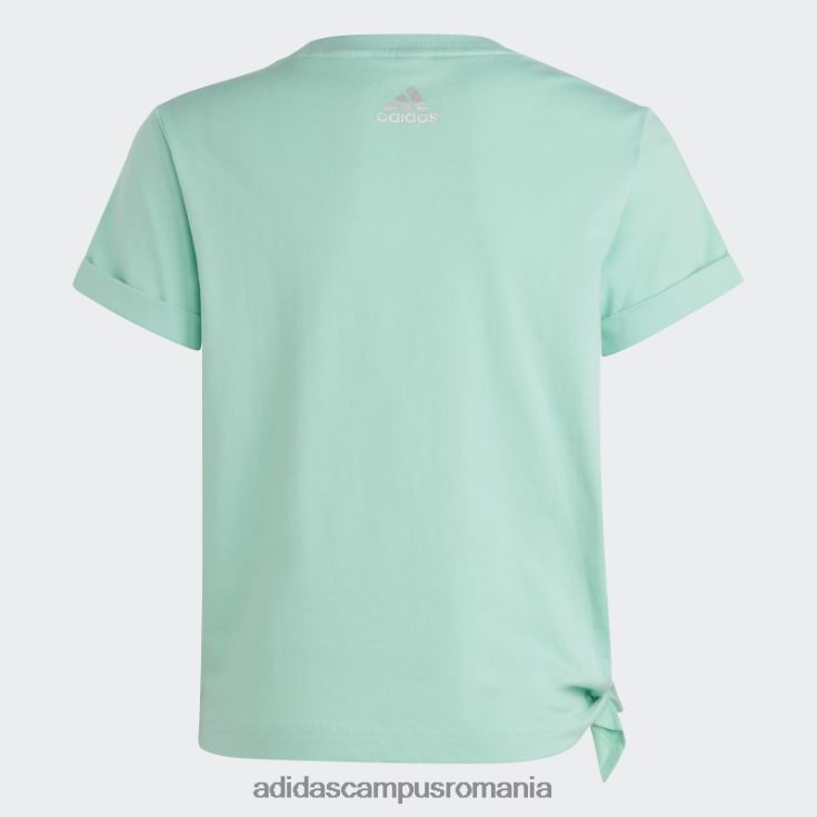 adidas campus romania tricou cu noduri de dans verde adidas copii verde/argintiu J266N212114