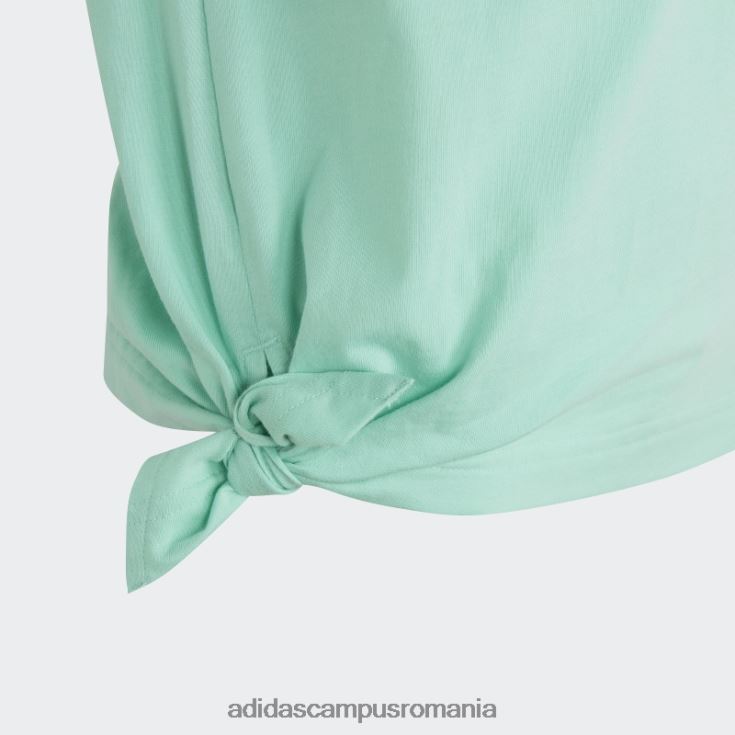 adidas campus romania tricou cu noduri de dans verde copii verde/argintiu J266N219147