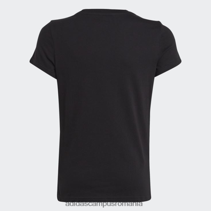 adidas campus romania tricou din bumbac cu logo mare essentials negru copii negru/fucsia J266N23458