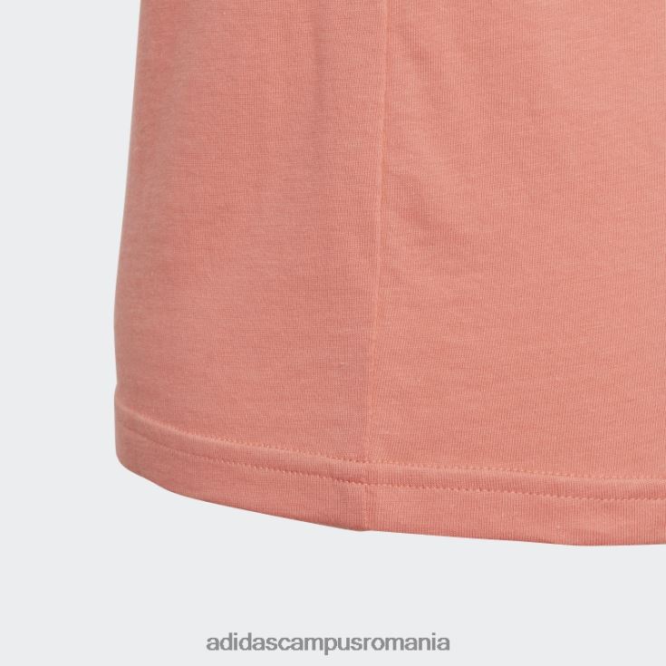 adidas campus romania tricou din bumbac essentials logo mare coral copii coral/alb J266N212110