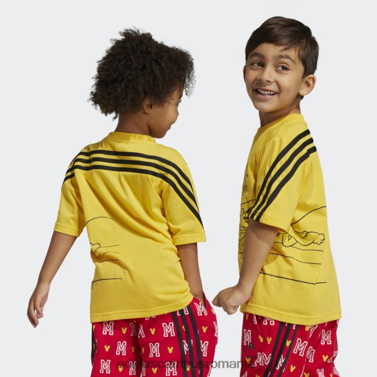 adidas campus romania tricou disney mickey mouse auriu copii auriu/negru J266N218451