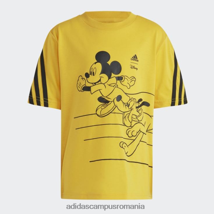 adidas campus romania tricou disney mickey mouse auriu copii auriu/negru J266N218451