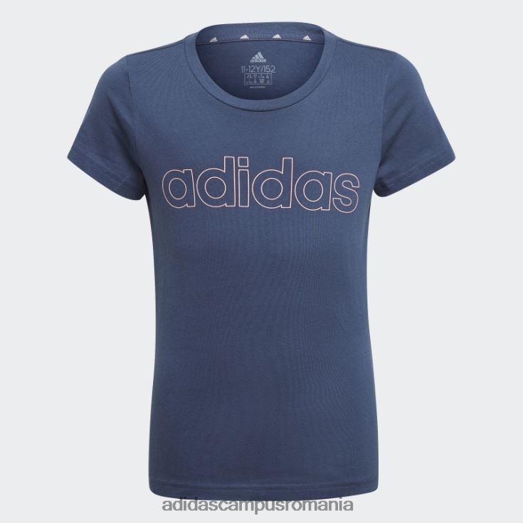 adidas campus romania tricou essentials bleumarin fierbinte copii bleumarin/trandafir cețos J266N219267