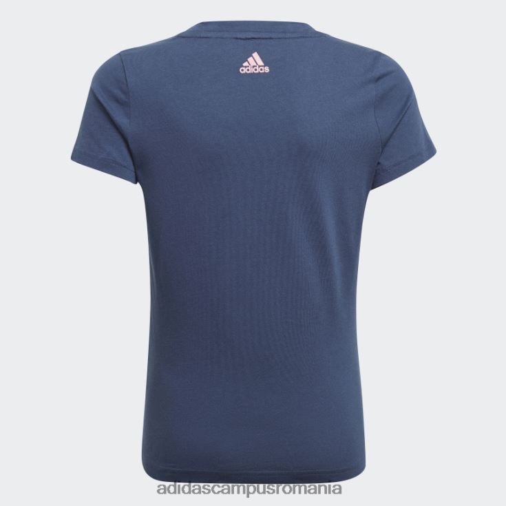 adidas campus romania tricou essentials bleumarin fierbinte copii bleumarin/trandafir cețos J266N219267