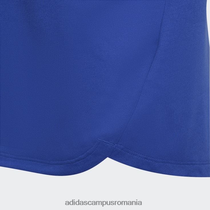 adidas campus romania tricou grafic aeroready albastru copii albastru alb J266N218289