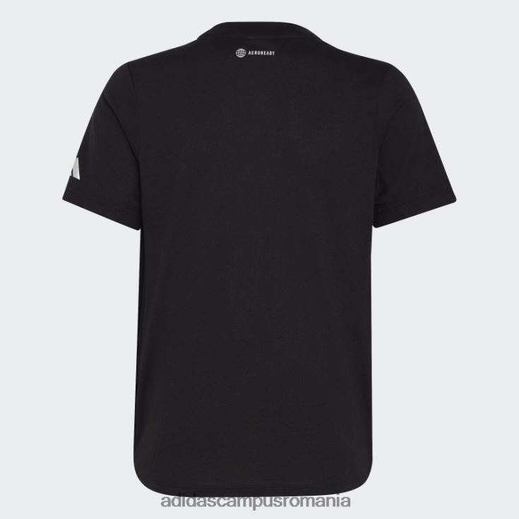 adidas campus romania tricou grafic aeroready negru adidas copii alb negru J266N218282