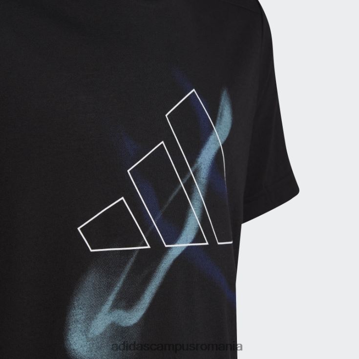 adidas campus romania tricou grafic aeroready negru adidas copii alb negru J266N218282