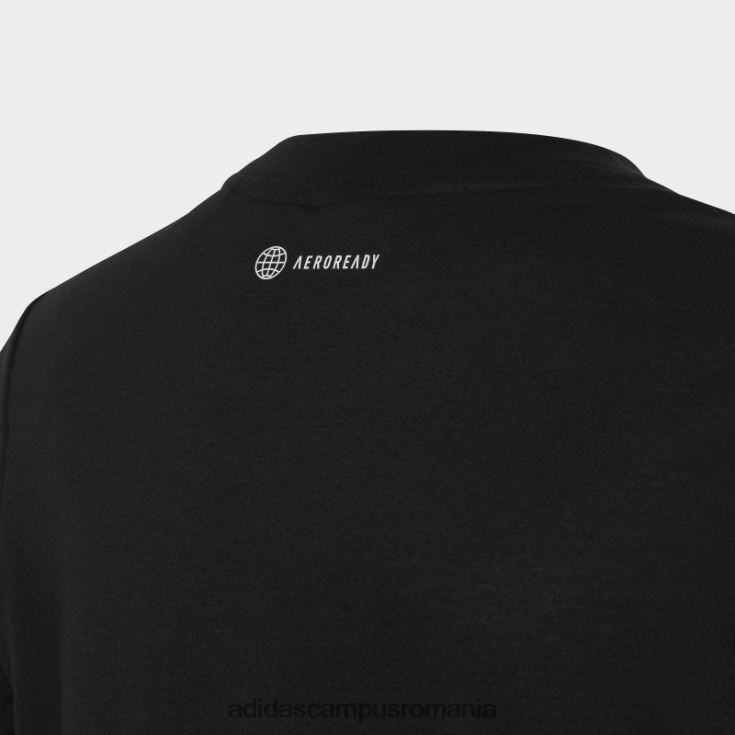 adidas campus romania tricou grafic aeroready negru adidas copii alb negru J266N218282