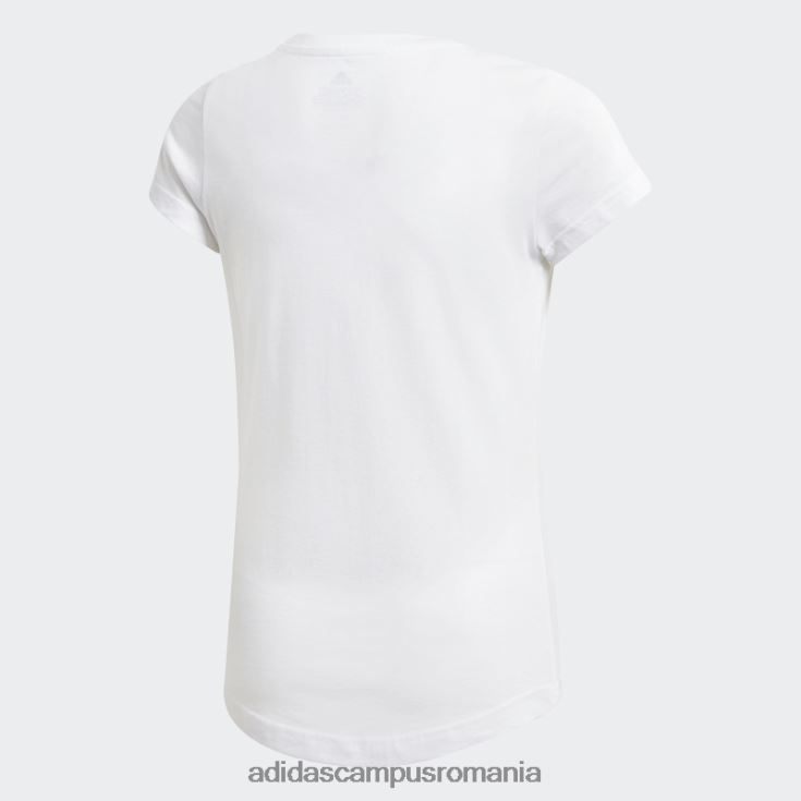 adidas campus romania tricou grafic alb fierbinte copii alb J266N219253
