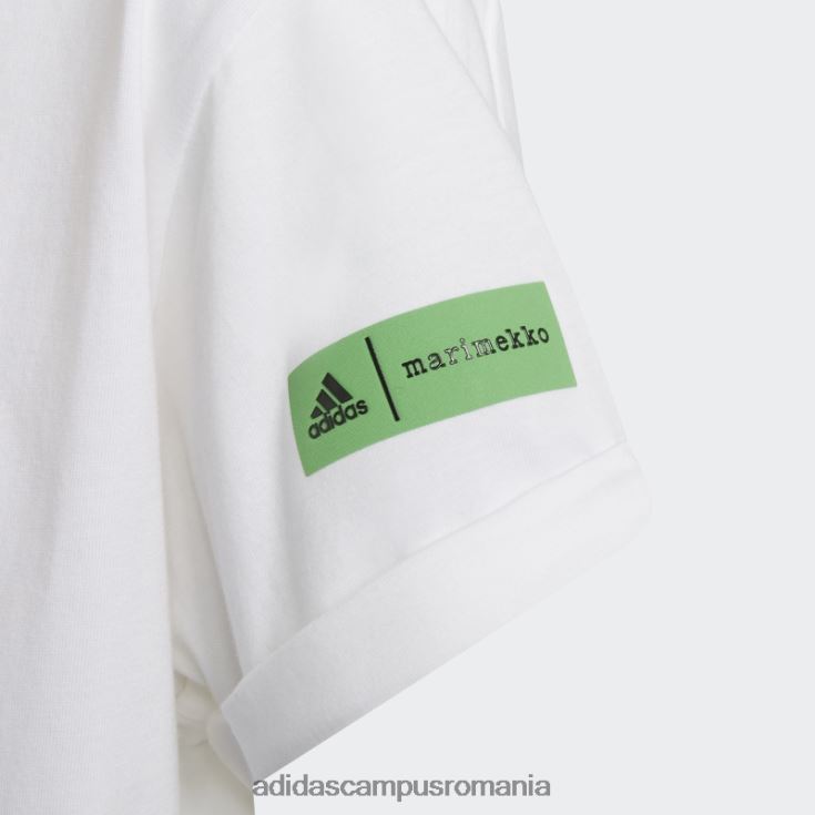 adidas campus romania tricou grafic marimekko alb copii alb J266N23487
