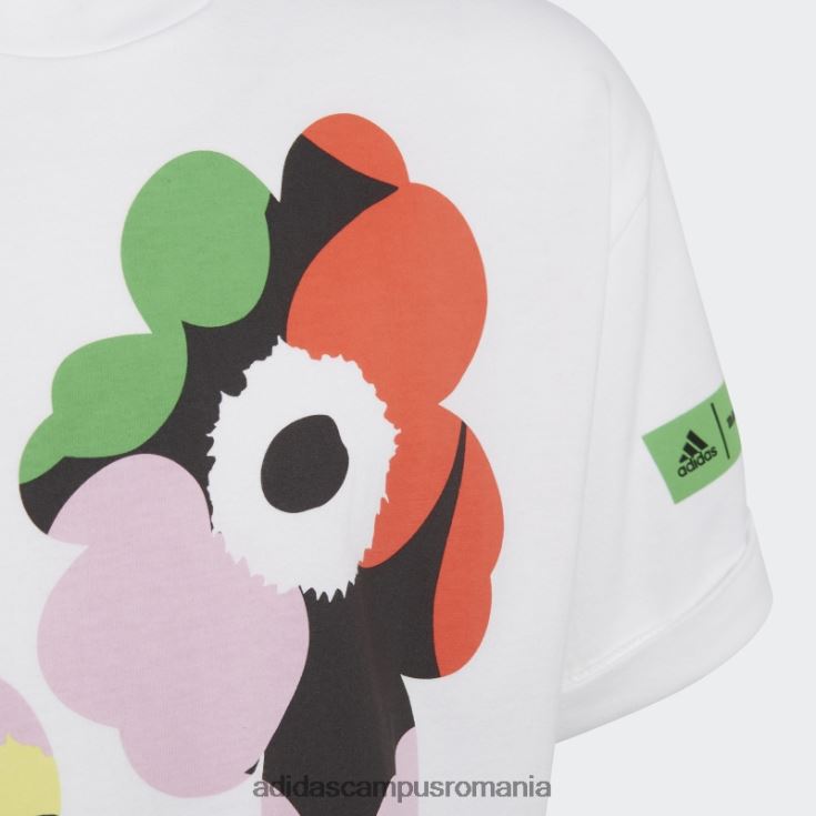 adidas campus romania tricou grafic marimekko alb copii alb J266N23487