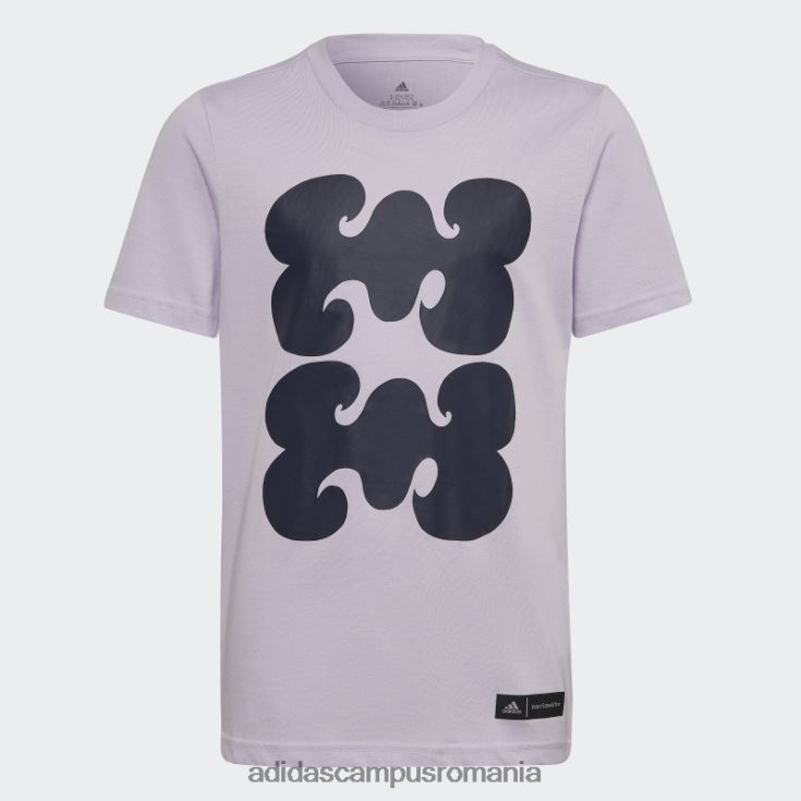 adidas campus romania tricou grafic marimekko cu nuanță violet copii tentă violet J266N23424