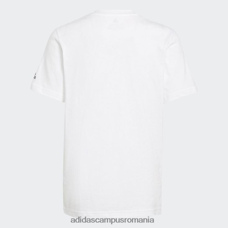 adidas campus romania tricou grafic tigru de apă albă copii alb J266N218904