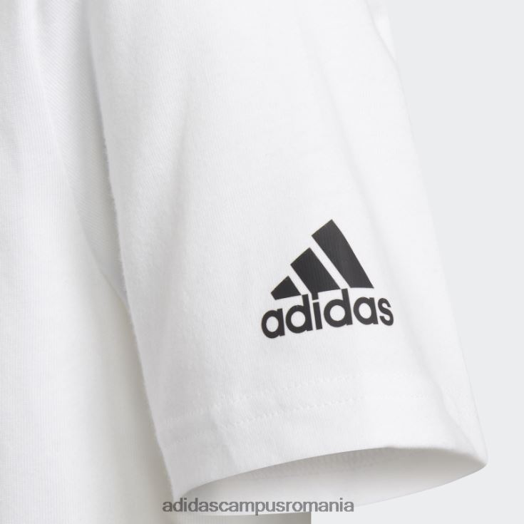 adidas campus romania tricou grafic tigru de apă albă copii alb J266N218904