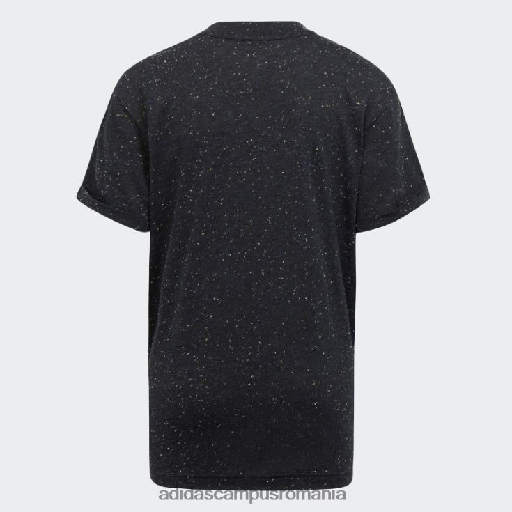 adidas campus romania tricou pentru câștigătorii viitorului icoane negru melange copii negru melange/alb J266N212067