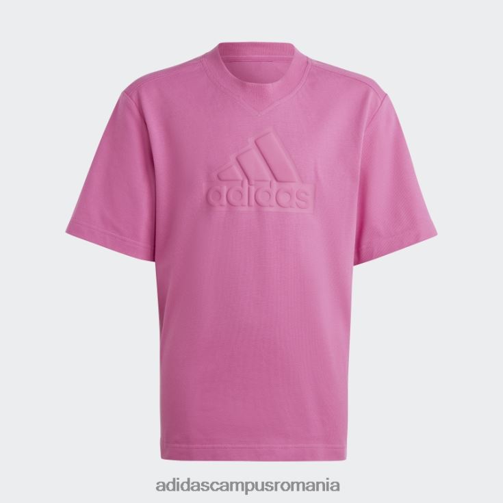 adidas campus romania tricou piqué cu logo fuchsia future icons copii fucsie J266N211807